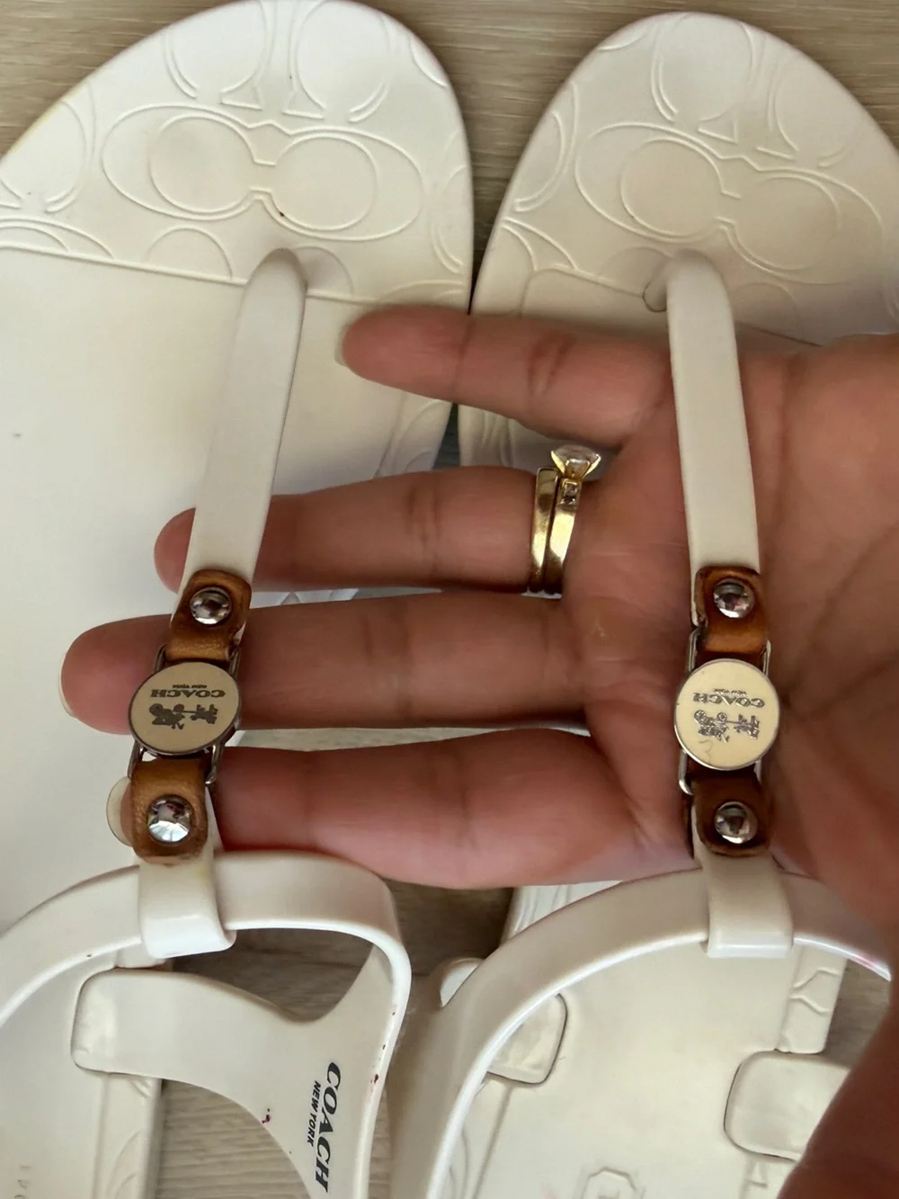 Coach Sandals / Flip-flops size 9